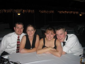 Sean & Sara, with us, at the 2006 clinic Christmas party