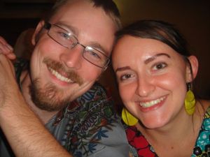 Matthew and I at the reception