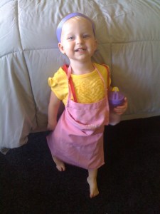 Amelia enjoys accessorizing