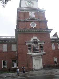 Levi, Amelia, and Independence Hall