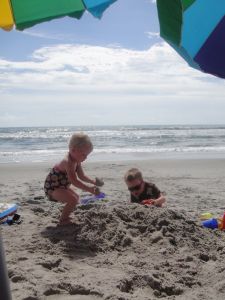 Satellite Beach - sandy kids