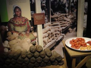 This was in Ghana, but it is so similar to DRC - cassava, tomatoes, garlic, and pili pili.