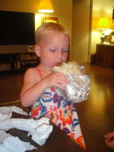 Amelia tackles Chipotle