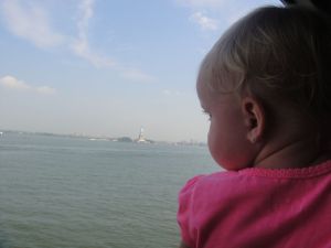 Amelia gazes at the "lady," as she called it