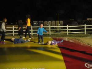 They wouldn't stop laughing...Amelia is the one lying in front of Levi.