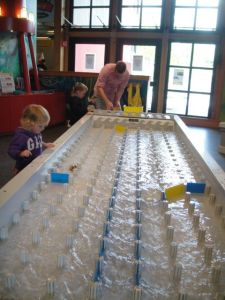 The boat exhibit at the children's museum was Matthew's favorite part...