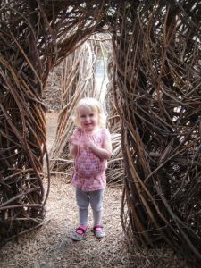 The children's museum in Olympia has a fun outdoor exhibit