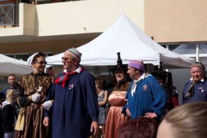 Those hats - and they were wearing wooden clogs.