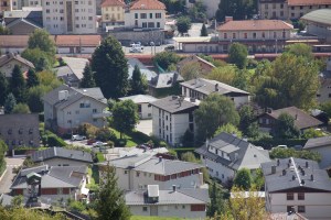 Our school is the group of white buildings in the center - Matthew took this photo during a hike