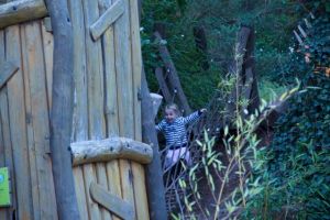 Can you see her expression?  She's about to explode!