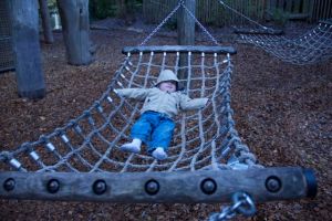 Axel LOVED this hammock