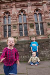 She's screaming at the top of her lungs…and we were laughing, despite people's condemning stares.  How can you NOT laugh at that?