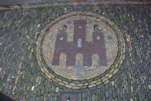 Beautiful stone work on the streets of Freiburg