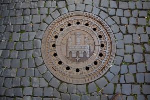 No boring man hole covers in Freiburg