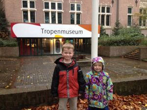 Excited to enter the Tropical Museum!