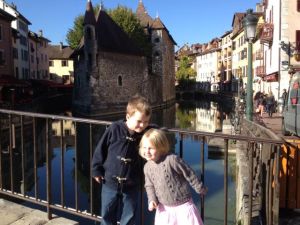 The canals in Annecy