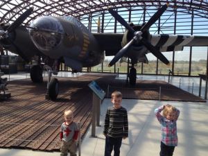 At a museum in Normandy, a B-26 Marauder, one of the only one of these planes left.