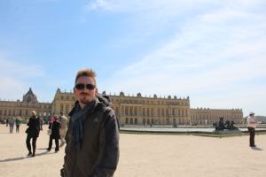 Matthew at Versailles, lookin' good.