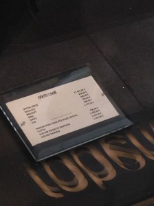And this was its price tag - can't read it?  Oh, it's a steal at 27 000 euros!  (Around $30,000)