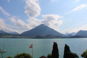 This is the mountain we all drew as children, isn't it?  Just so you know, it exists in Switzerland.