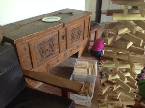 The tower is cool, but note the date on the bottom of the chest.