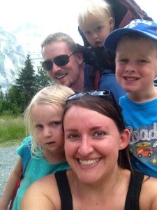 Family Swiss Alps Selfie!
